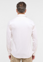 SLIM FIT Jersey Shirt in off-white plain