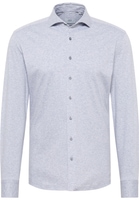 SLIM FIT Jersey Shirt in grau unifarben