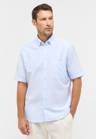 COMFORT FIT Linen Shirt in himmelblau unifarben