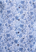 SLIM FIT Shirt in blue printed