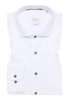 MODERN FIT Cover Shirt in white plain