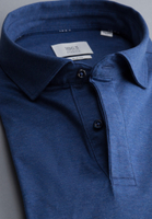 SLIM FIT Jersey Shirt in blauw vlakte