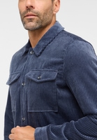 MODERN FIT Shirt bleu gris uni