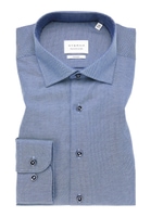 SLIM FIT Shirt in blue-gray structured