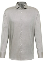 MODERN FIT Performance Shirt in olive strukturiert