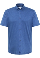 SLIM FIT Jersey Shirt in blue plain