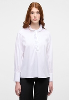 Signature Shirt Bluse in weiß unifarben