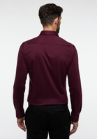 SLIM FIT Jersey Shirt in burgundy plain