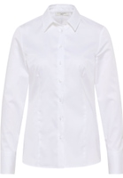 Satin Shirt Blouse in white plain