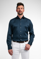 MODERN FIT Performance Shirt in navy plain