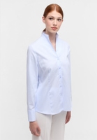 Blouse-chemisier bleu clair structuré