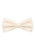 Bowtie in cream patterned