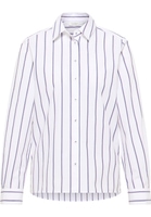 shirt-blouse in navy/pink striped