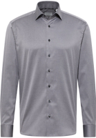 MODERN FIT Cover Shirt in grau unifarben