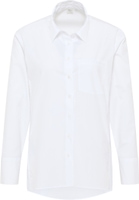 shirt-blouse in white plain