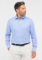 COMFORT FIT Shirt in medium blue structured