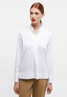 Signature Shirt Blouse in white plain