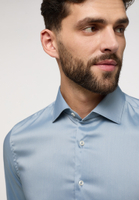 SLIM FIT Performance Shirt bleu-gris uni