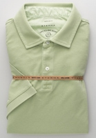 MODERN FIT Poloshirt in lichtgroen vlakte