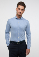 SLIM FIT Jersey Shirt in sky blue plain