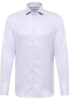 SLIM FIT Shirt in silver structured