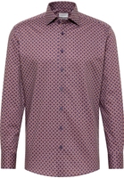 MODERN FIT Shirt in red printed