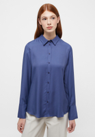 Viscose Shirt Blouse indigo uni