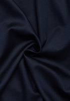 Blusenkleid in navy unifarben