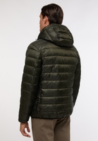 Quilted jacket in olive plain