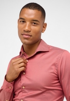 SLIM FIT Soft Luxury Shirt in sunset red plain