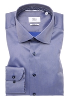 COMFORT FIT Luxury Shirt in stahlgrau unifarben