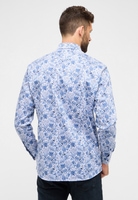 MODERN FIT Shirt in blue printed