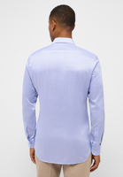 SLIM FIT Performance Shirt in himmelblau bedruckt