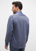 MODERN FIT Shirt in steel grey structured