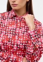 shirt-blouse in pink printed