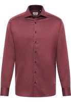 MODERN FIT Soft Luxury Shirt in purpur unifarben