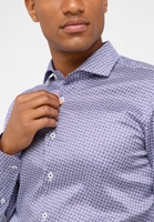 SLIM FIT Performance Shirt in dark blue printed