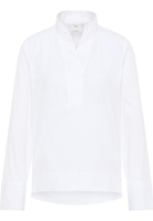 Signature Shirt Bluse in weiß unifarben