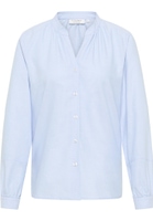 Oxford Shirt Bluse in hellblau unifarben