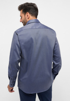 COMFORT FIT Shirt in steel grey structured