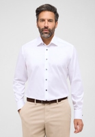 COMFORT FIT Luxury Shirt in white plain