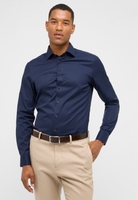 SLIM FIT Cover Shirt Bleu marine uni