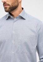 COMFORT FIT Shirt in sage green checkered