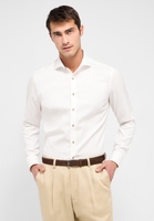 SLIM FIT Cover Shirt in beige unifarben