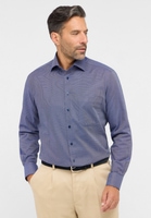 COMFORT FIT Shirt in smoke blue structured