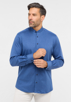 MODERN FIT Jersey Shirt in blauw vlakte