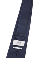 Tie in navy plain