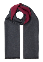 Scarf in burgundy plain