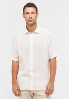 MODERN FIT Linen Shirt in sand plain