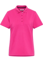 Poloshirt in pink vlakte